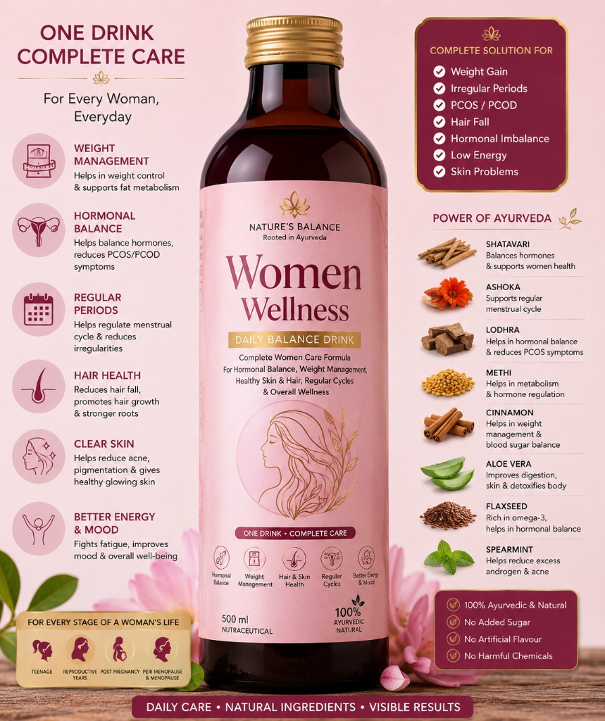 Women Wellness - ફાયદા અને ઘટકો